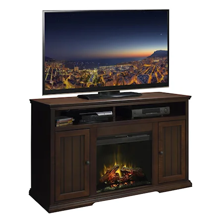 59" TV Console with Electric Fireplace